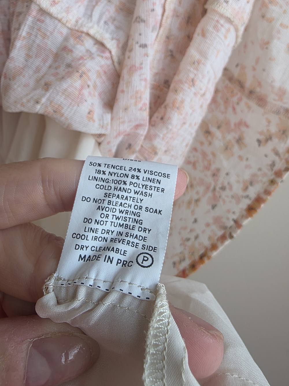 eSMaee Golden Hour Maxi Dress Size S Floral Puff Sleeve Smocked Like New - Picture 9 of 12